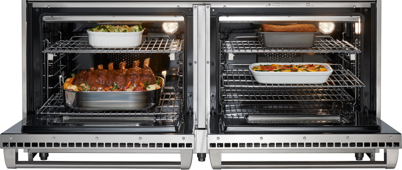 Wolf 60" Gas Range - 6 Burners and Infrared Dual Griddle - Stainless Steel (GR606DGLP)