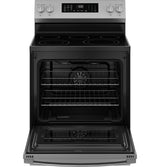 GE  Ge® Energy Star® 30" Free-standing Electric Convection Range With No Preheat Air Fry And Easywash™ Oven Tray - Stainless Steel (GRF600AVSS)