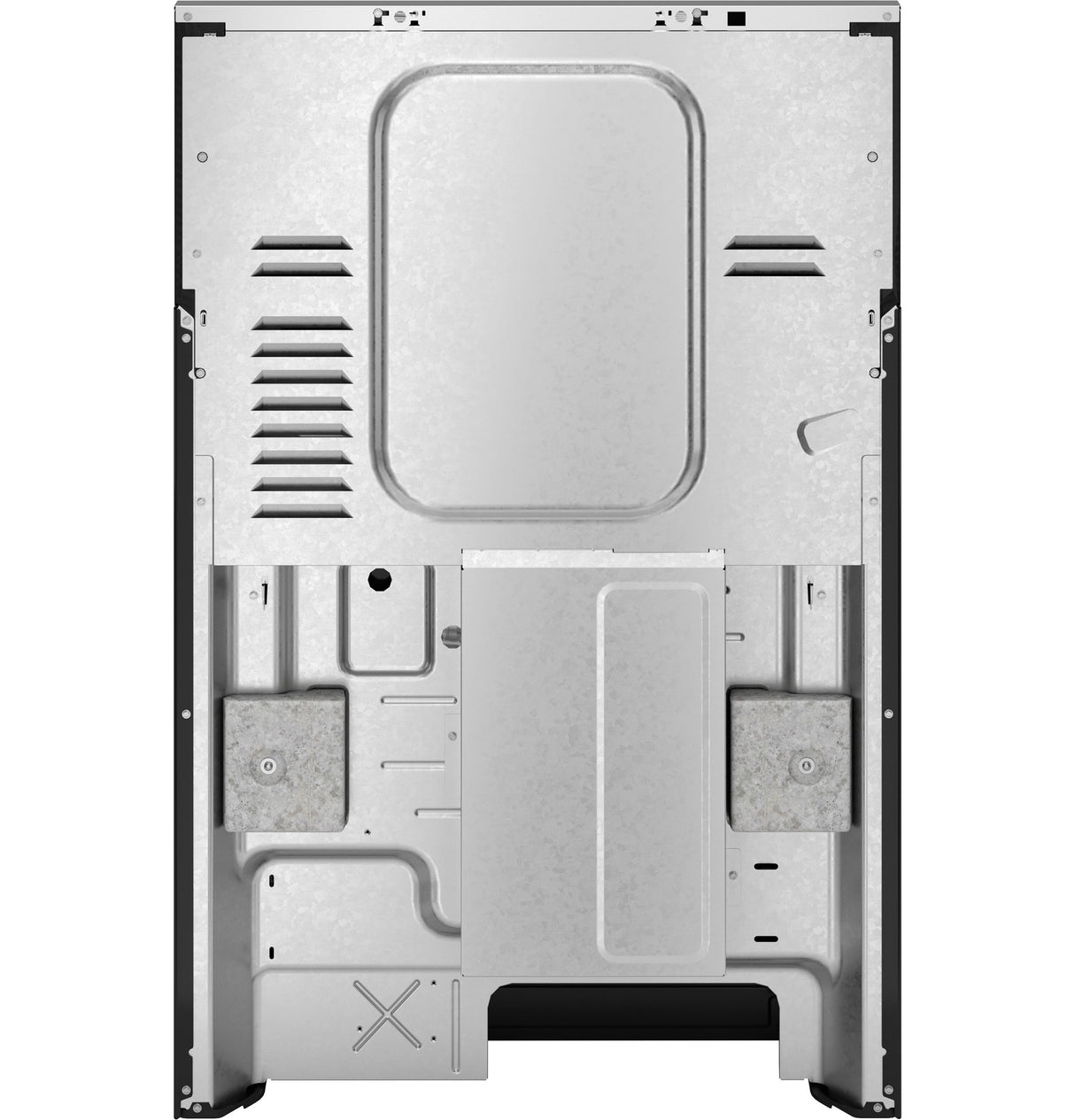 GE  30" Free-Standing Electric Convection Range with No Preheat Air Fry and EasyWash Oven Tray - Stainless Steel (GRF600AVSS)