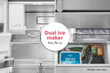 Frigidaire Gallery  23 Cu. Ft. Counter-Depth French Door Refrigerator - Stainless Steel (GRFC2353AF)