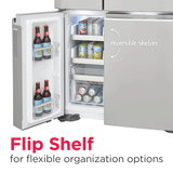 Frigidaire Gallery  22 Cu. Ft. Counter-Depth 4-Door Refrigerator - Stainless Steel (GRQC2255BF)