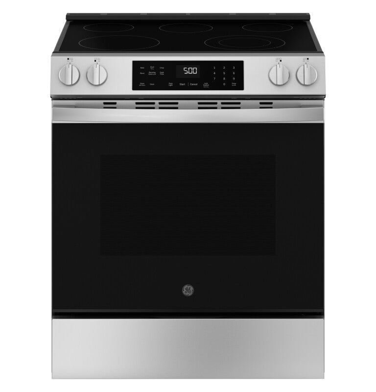 GE 30" Slide-In Electric Range - Stainless Steel (GRS500PVSS)