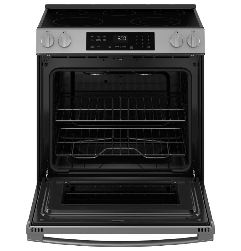 GE 30" Slide-In Electric Range - Stainless Steel (GRS500PVSS)
