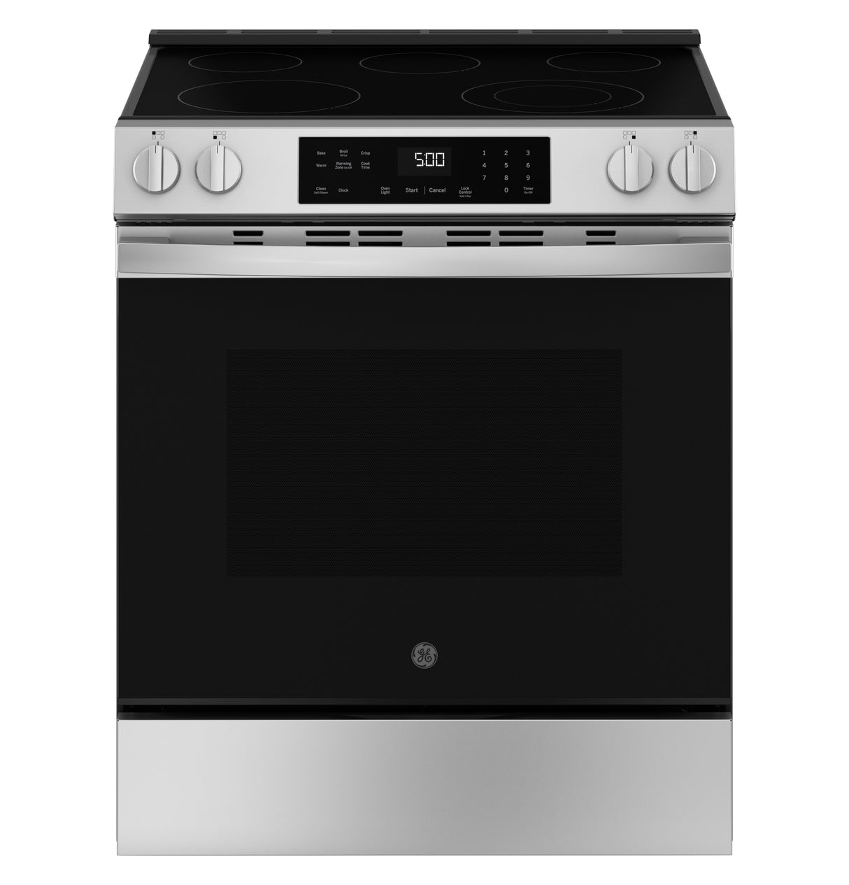 GE  30" Slide-In Electric Range with Crisp Mode - Stainless Steel (GRS500PVSS)