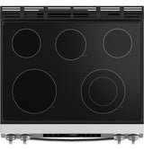 GE  30" Slide-In Electric Range with Crisp Mode - Stainless Steel (GRS500PVSS)
