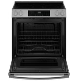 GE  30" Slide-In Electric Range with Crisp Mode - Stainless Steel (GRS500PVSS)