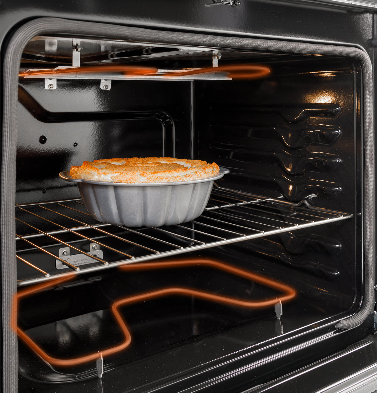 GE  30" Slide-In Electric Range with Crisp Mode - Stainless Steel (GRS500PVSS)