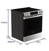 GE 30" Slide-In Electric Range with Crisp Mode - Stainless Steel (GRS500PVSS)