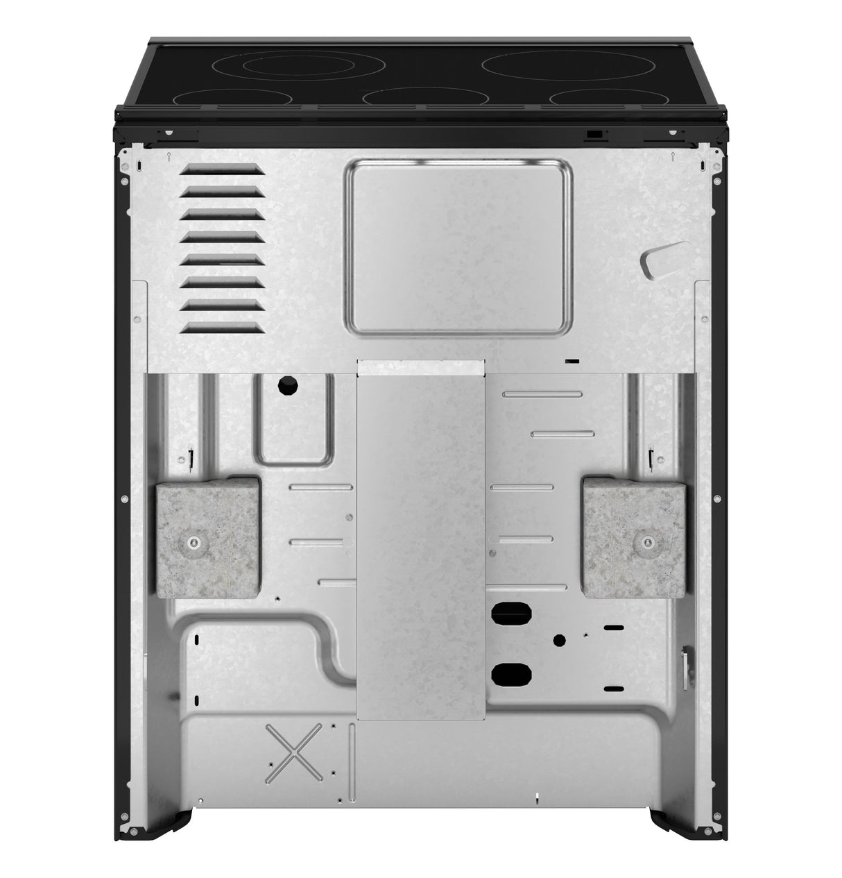 GE 30" Slide-In Electric Range with Crisp Mode - Stainless Steel (GRS500PVSS)