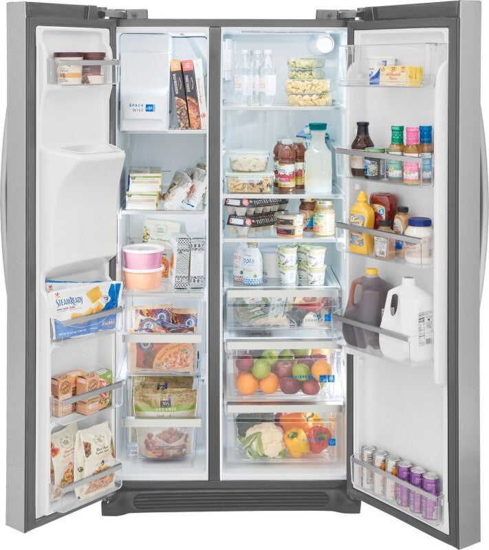 Frigidaire Gallery 22.3 Cu. Ft. 36" Counter Depth Side by Side Refrigerator - Stainless Steel (GRSC2352AF)