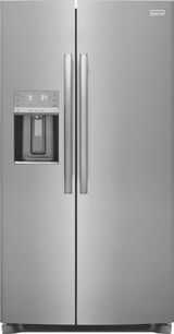 Frigidaire Gallery  26 Cu. Ft. 36" Standard-Depth Side-by-Side Refrigerator - Stainless Steel (GRSS2652AF)
