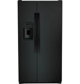 GE 25.3 Cu. Ft. Side-By-Side Refrigerator - Black (GSE25GGPBB)