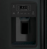 GE 25.3 Cu. Ft. Side-By-Side Refrigerator - Black (GSE25GGPBB)