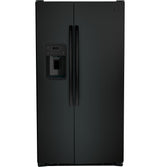 GE  25.3 Cu. Ft. Side-By-Side Refrigerator - Black (GSE25GGPBB)
