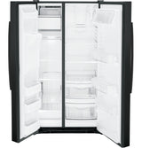 GE 25.3 Cu. Ft. Side-By-Side Refrigerator - Black (GSE25GGPBB)