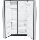 GE 25.3 Cu. Ft. Side-By-Side Refrigerator - Gray (GSE25GYPFS)