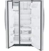 GE 23.0 Cu. Ft. Side-By-Side Refrigerator - Gray (GSS23GYPFS)