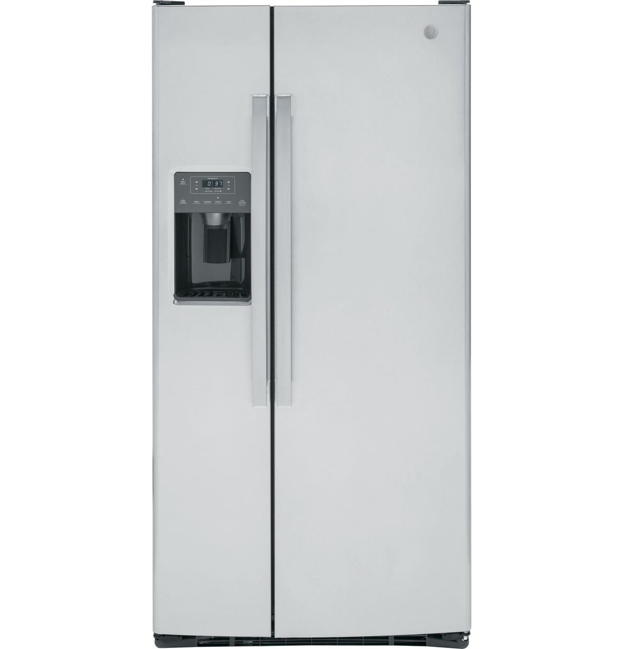 GE  23.0 Cu. Ft. Side-By-Side Refrigerator - Fingerprint Resistant Stainless (GSS23GYPFS)