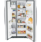 GE  23.0 Cu. Ft. Side-By-Side Refrigerator - Fingerprint Resistant Stainless (GSS23GYPFS)
