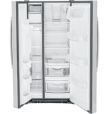 GE  23.0 Cu. Ft. Side-By-Side Refrigerator - Fingerprint Resistant Stainless (GSS23GYPFS)