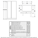 GE  23.0 Cu. Ft. Side-By-Side Refrigerator - Fingerprint Resistant Stainless (GSS23GYPFS)