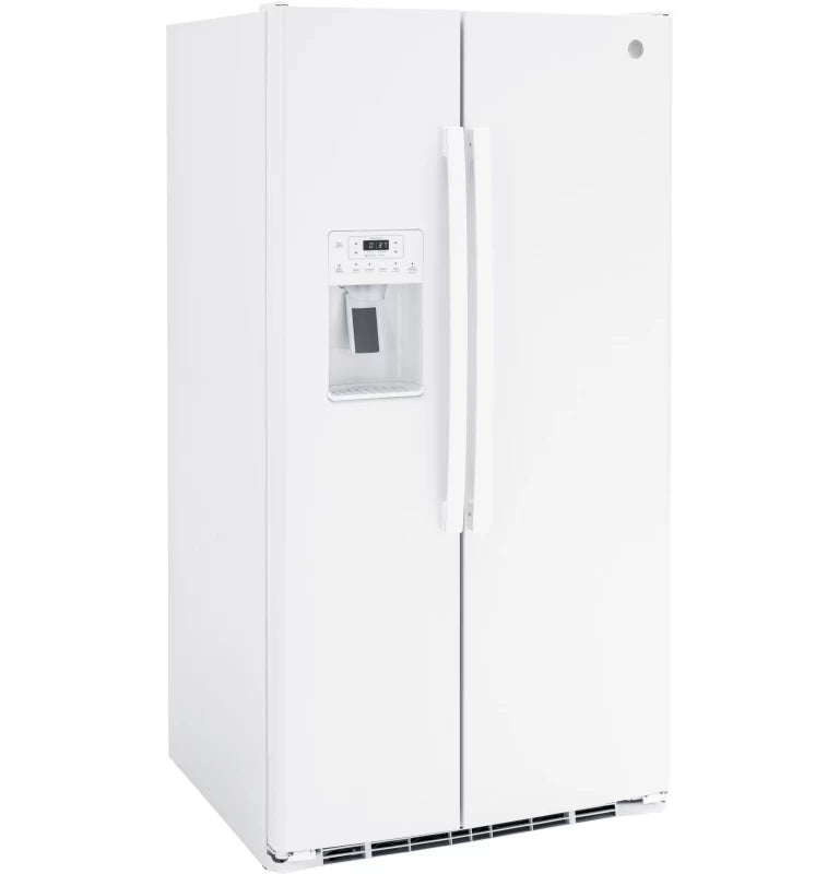 GE 25.3 Cu. Ft. Side-By-Side Refrigerator - White (GSS25GGPWW)