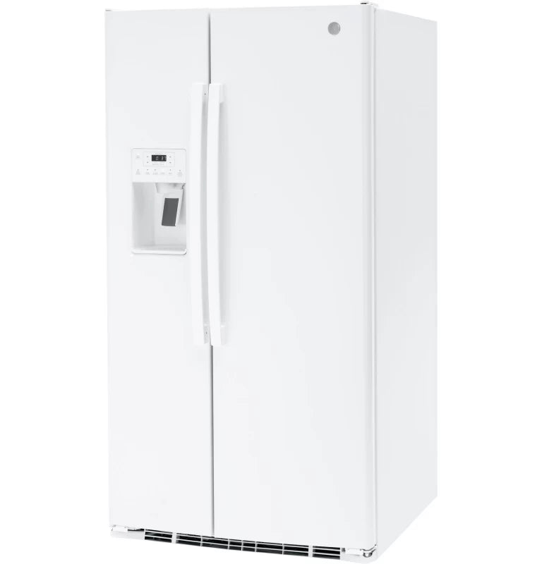GE 25.3 Cu. Ft. Side-By-Side Refrigerator - White (GSS25GGPWW)