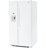 GE 25.3 Cu. Ft. Side-By-Side Refrigerator - White (GSS25GGPWW)