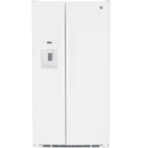 GE  25.3 Cu. Ft. Side-By-Side Refrigerator - White (GSS25GGPWW)