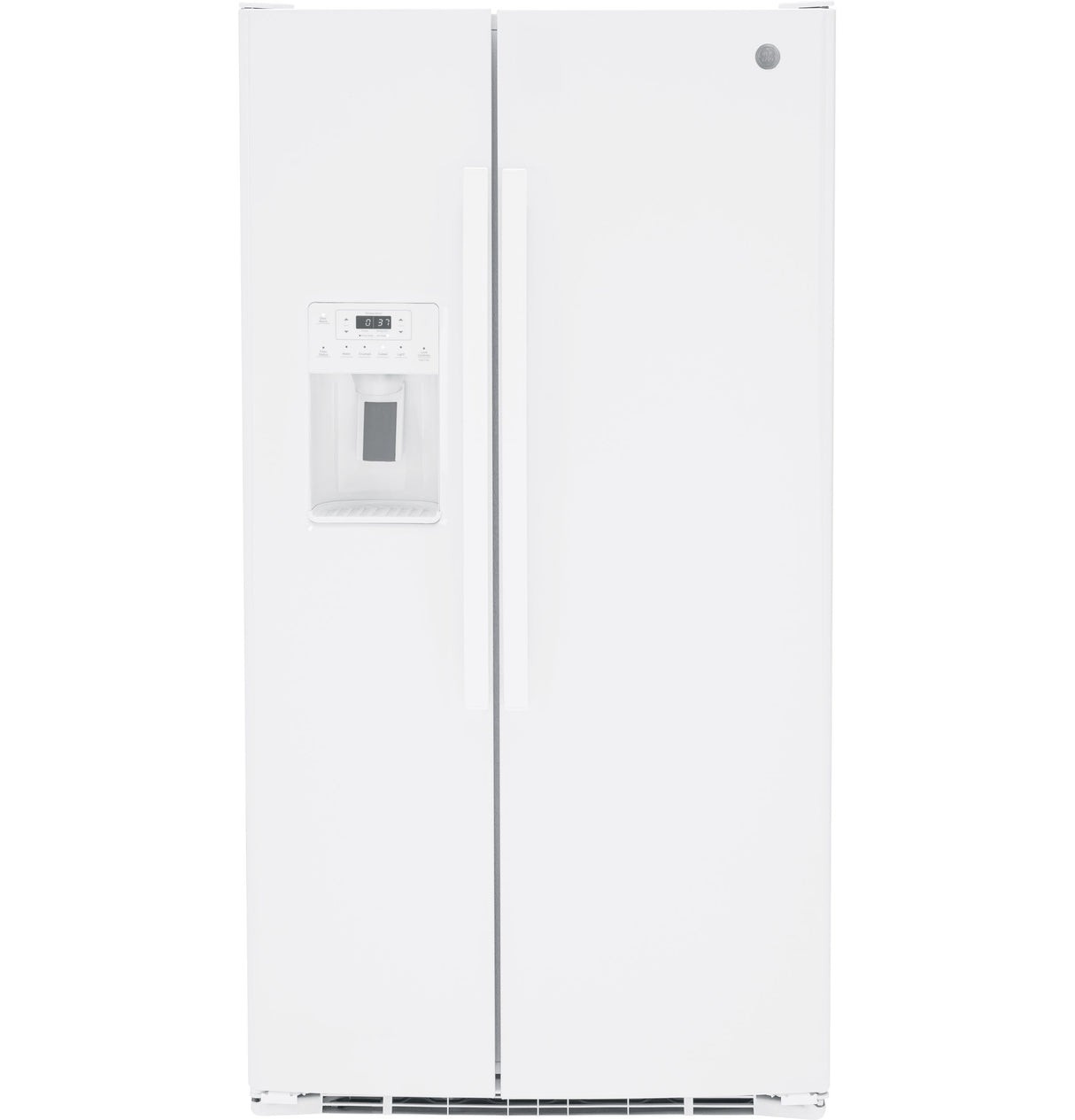 GE 25.3 Cu. Ft. Side-By-Side Refrigerator - White (GSS25GGPWW)