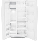 GE  25.3 Cu. Ft. Side-By-Side Refrigerator - White (GSS25GGPWW)