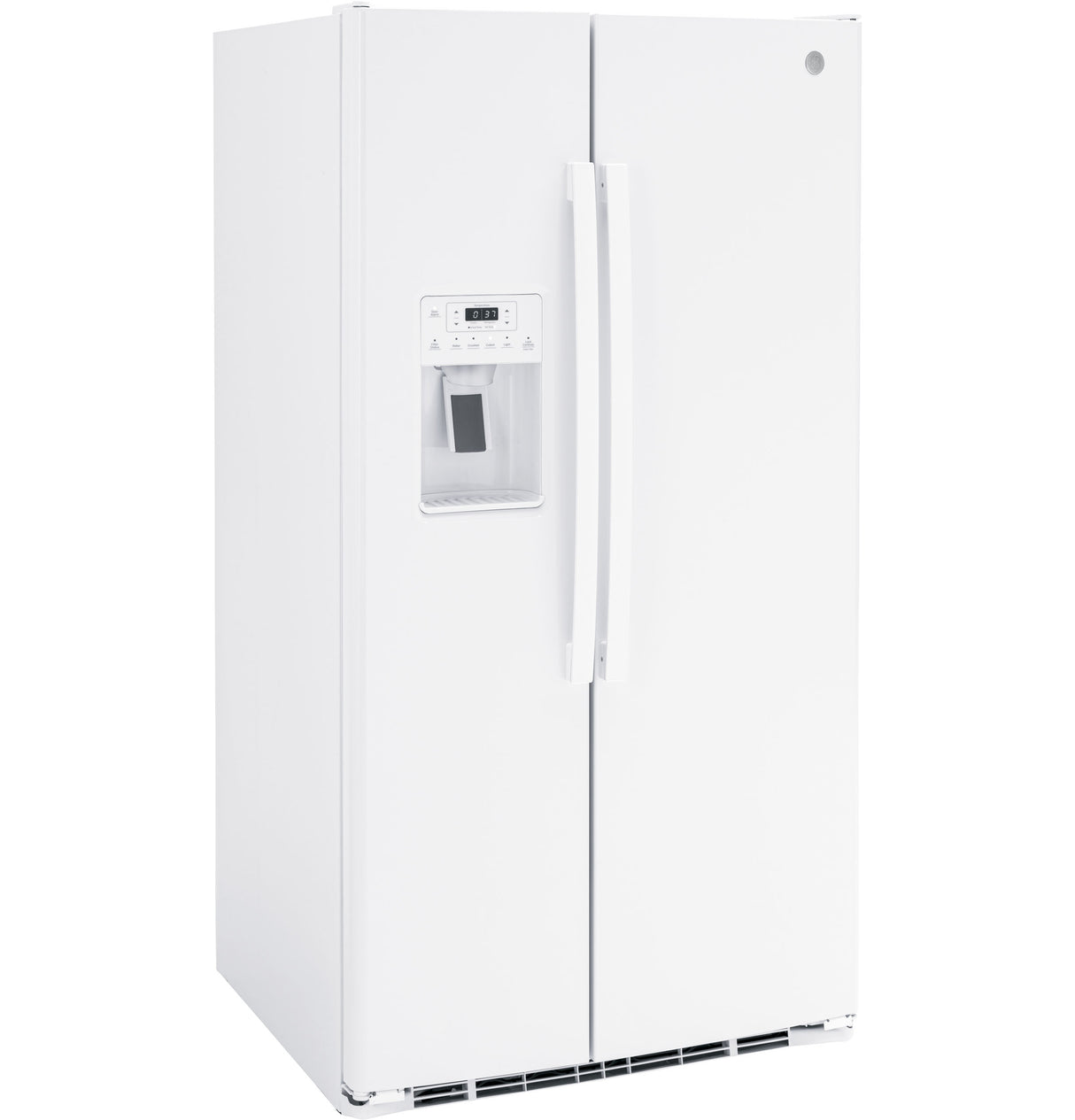 GE  25.3 Cu. Ft. Side-By-Side Refrigerator - White (GSS25GGPWW)
