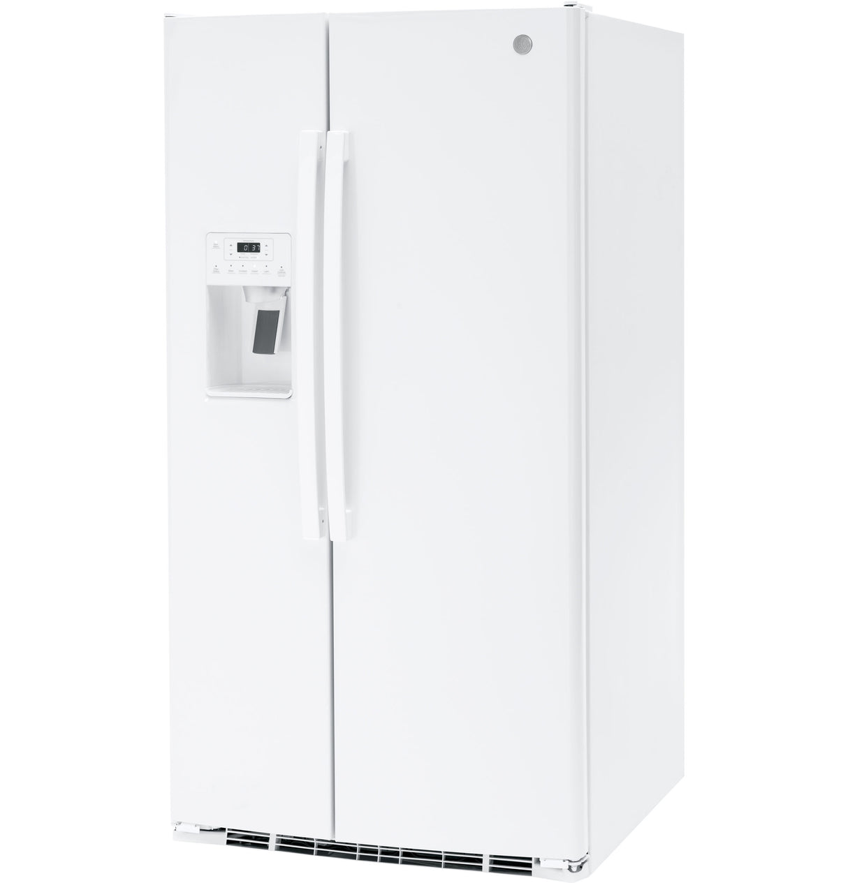 GE  25.3 Cu. Ft. Side-By-Side Refrigerator - White (GSS25GGPWW)