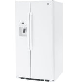 GE  25.3 Cu. Ft. Side-By-Side Refrigerator - White (GSS25GGPWW)
