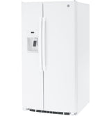 GE 25.3 Cu. Ft. Side-By-Side Refrigerator - White (GSS25GGPWW)