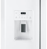GE 25.3 Cu. Ft. Side-By-Side Refrigerator - White (GSS25GGPWW)