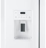 GE  25.3 Cu. Ft. Side-By-Side Refrigerator - White (GSS25GGPWW)