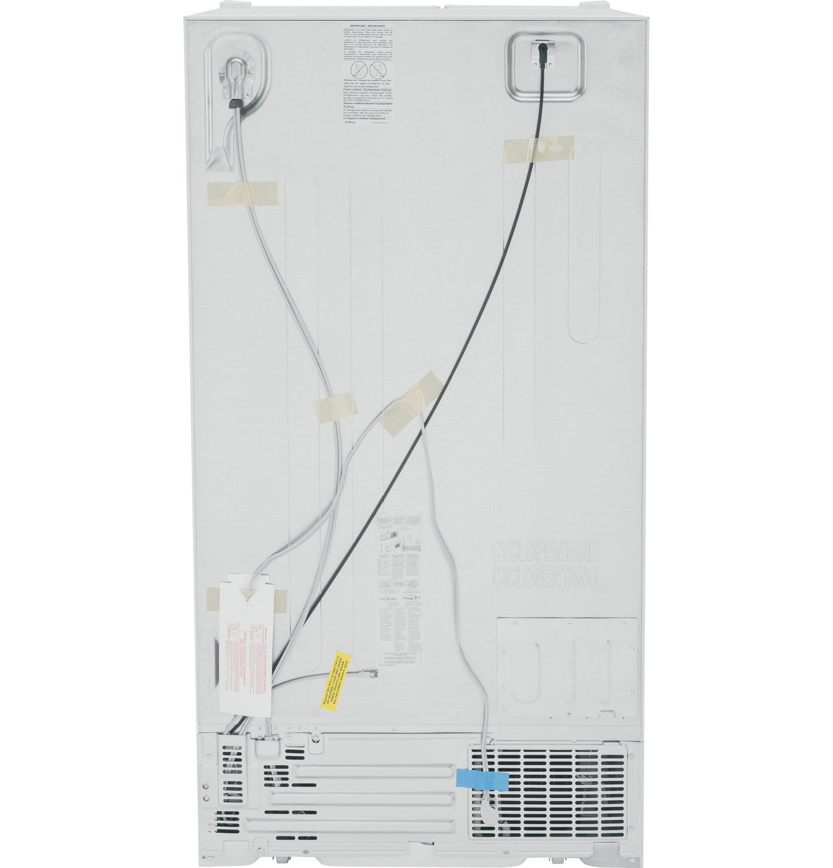 GE  25.3 Cu. Ft. Side-By-Side Refrigerator - White (GSS25GGPWW)