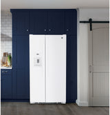 GE  25.3 Cu. Ft. Side-By-Side Refrigerator - White (GSS25GGPWW)