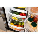 GE  25.3 Cu. Ft. Side-By-Side Refrigerator - White (GSS25GGPWW)