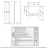 GE  25.3 Cu. Ft. Side-By-Side Refrigerator - White (GSS25GGPWW)