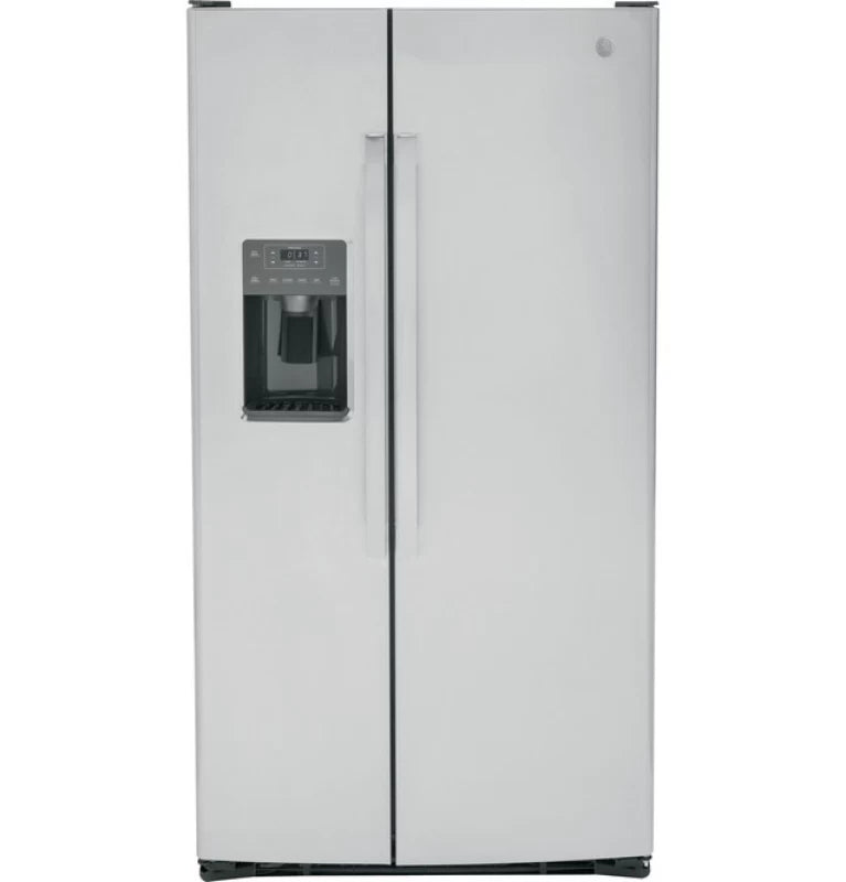 GE 25.3 Cu. Ft. Side-By-Side Refrigerator - Gray (GSS25GYPFS)