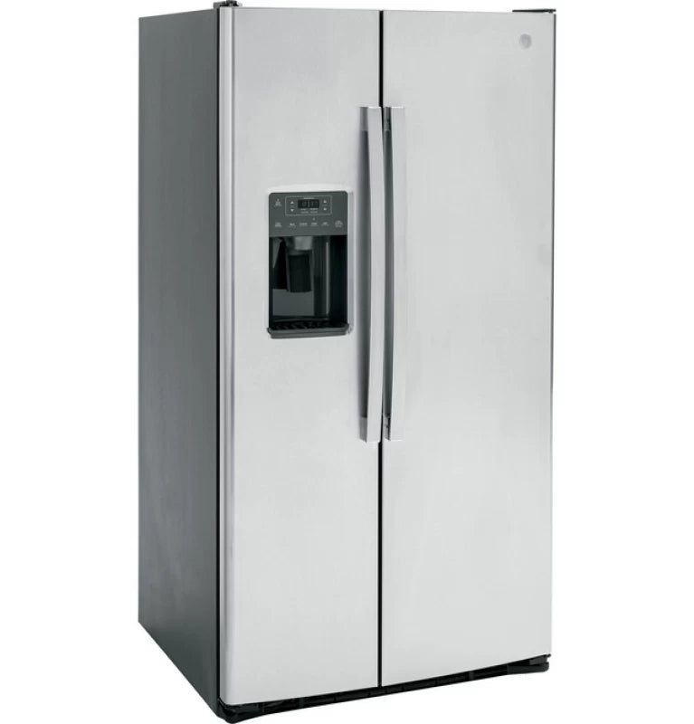 GE 25.3 Cu. Ft. Side-By-Side Refrigerator - Gray (GSS25GYPFS)