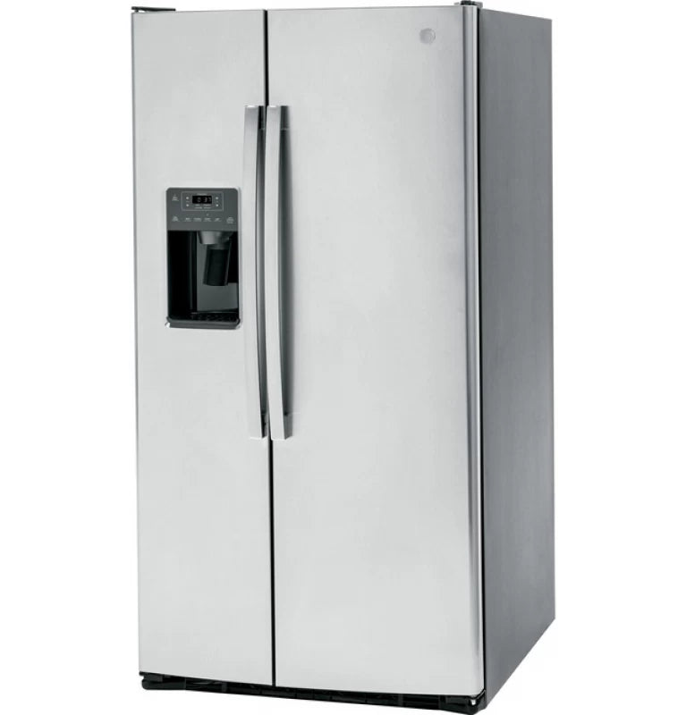 GE 25.3 Cu. Ft. Side-By-Side Refrigerator - Gray (GSS25GYPFS)