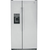 GE  25.3 Cu. Ft. Side-By-Side Refrigerator - Fingerprint Resistant Stainless (GSS25GYPFS)