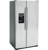GE 25.3 Cu. Ft. Side-By-Side Refrigerator - Stainless Steel (GSS25GYPFS)