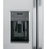 GE  25.3 Cu. Ft. Side-By-Side Refrigerator - Fingerprint Resistant Stainless (GSS25GYPFS)