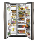 GE 25.1 Cu. Ft. Side-By-Side Refrigerator - Slate (GSS25IMNES)