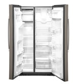 GE 25.1 Cu. Ft. Side-By-Side Refrigerator - Slate (GSS25IMNES)