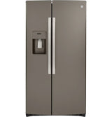 GE 25.1 Cu. Ft. Side-By-Side Refrigerator - Slate (GSS25IMNES)